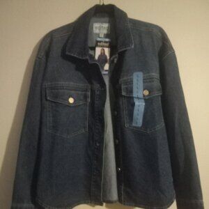 Denim Top Edited by Remi Bauer Size Large New With Tags